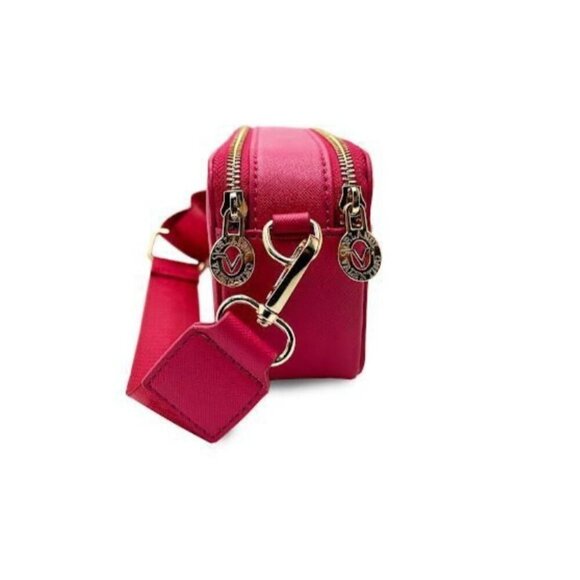 Valentino Orlandi V Logo Double Zip Camera Bag With Adjustable Band Strap - Picture 3 of 5